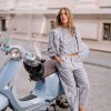 Pantalón vichy gris