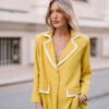 Blazer oversize mostaza